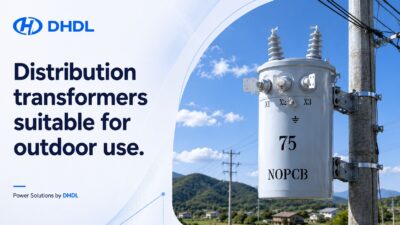 Distribution transformers suitable for outdoor