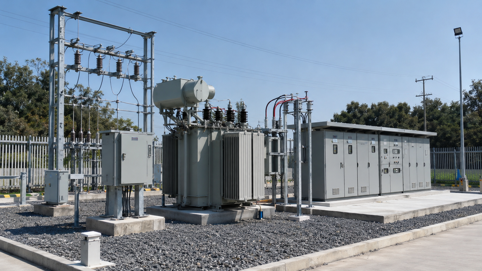 Transformer switchgear and electrical distribution equipment for utility power networks